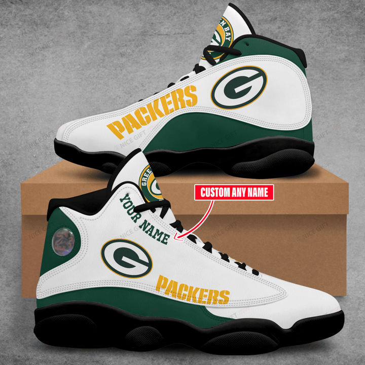 NFL Green Bay Packers (Your Name) Air Jordan 13 Shoes Nicegift AJD-R3Q4