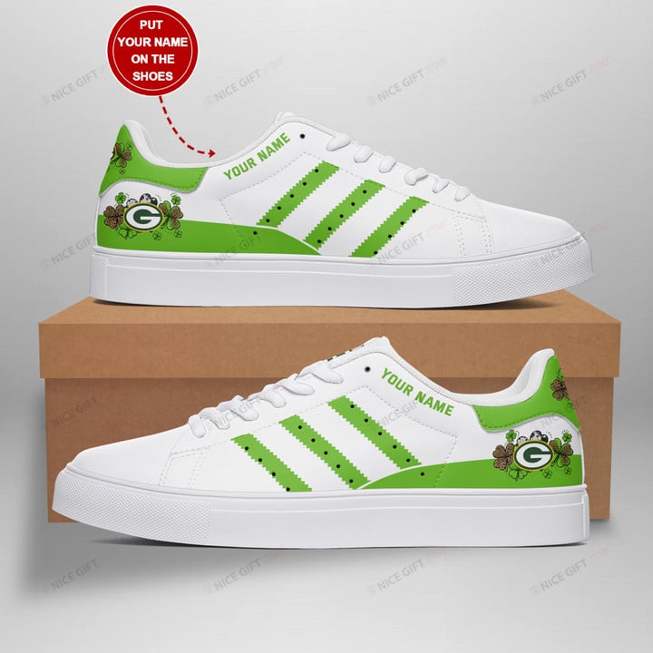 NFL Green Bay Packers (Your Name) Stan Smith Shoes Nicegift SKS-E7A0
