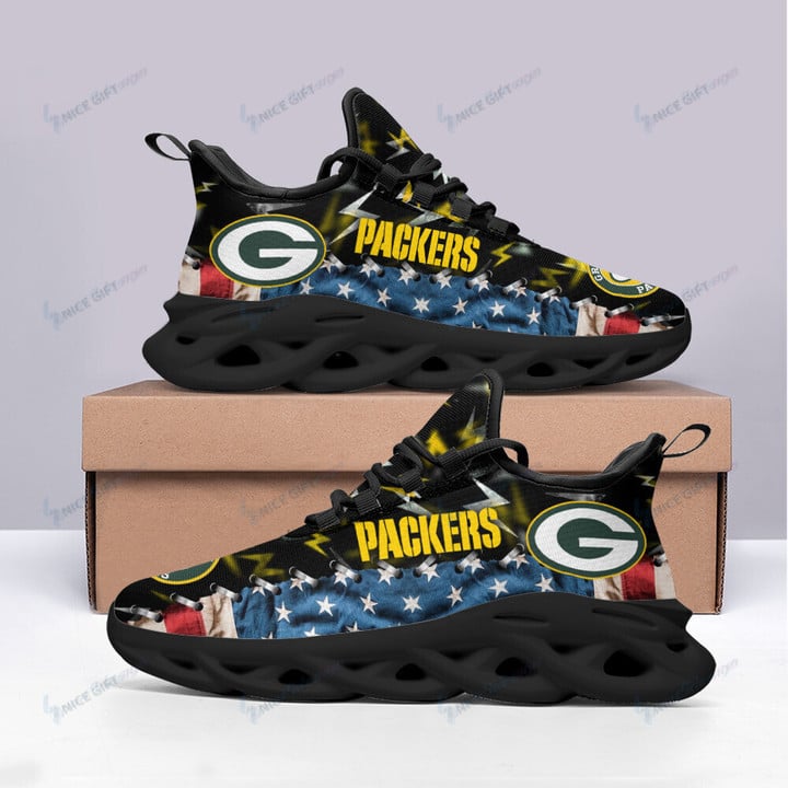 NFL Green Bay Packers Max Soul Shoes Nicegift MSS-M8B3