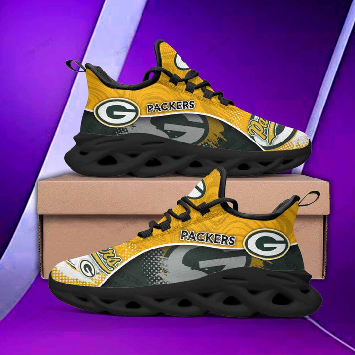 NFL Green Bay Packers Max Soul Shoes Nicegift MSS-O9J1