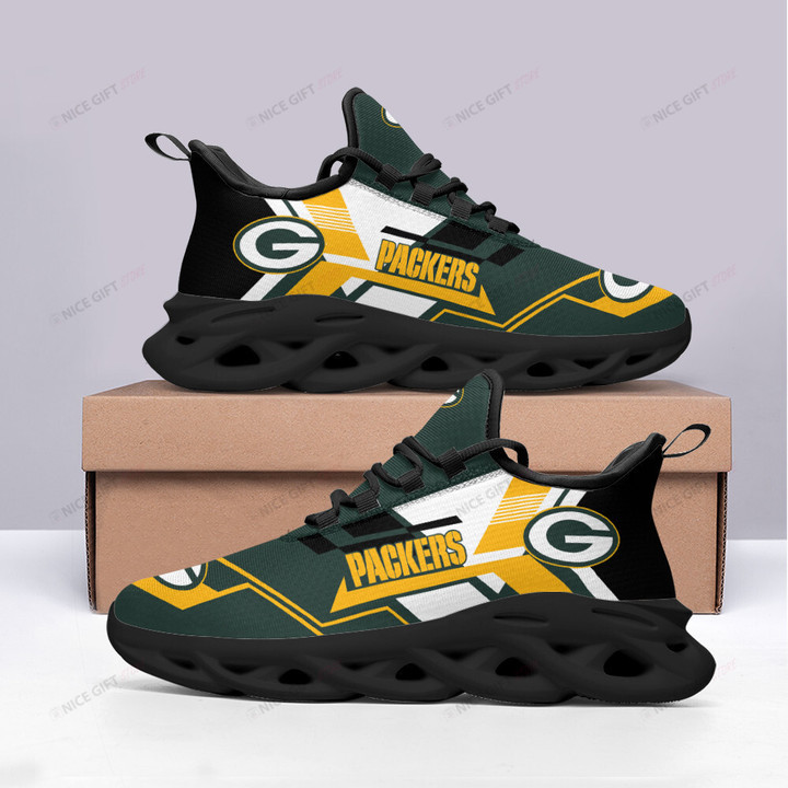 NFL Green Bay Packers Max Soul Shoes Nicegift MSS-D5C2