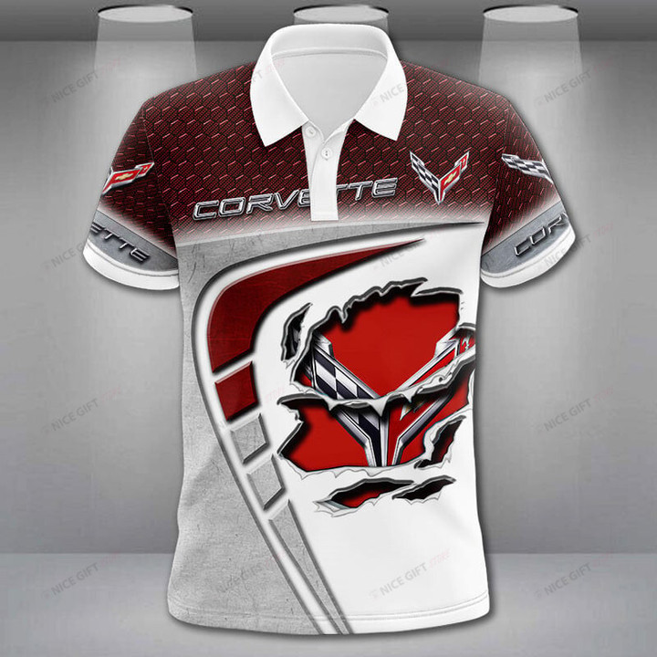 Chevrolet Corvette Polo Shirt 3D Nicegift 3PS-B9E3