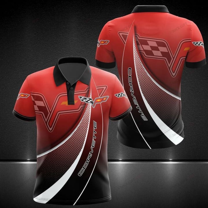 Chevrolet Corvette Polo Shirt 3D Nicegift 3PS-V4W1