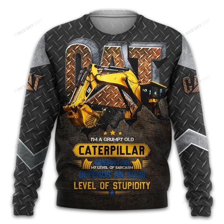 CAT Crewneck Sweatshirt Nicegift 3CS-U1Q8