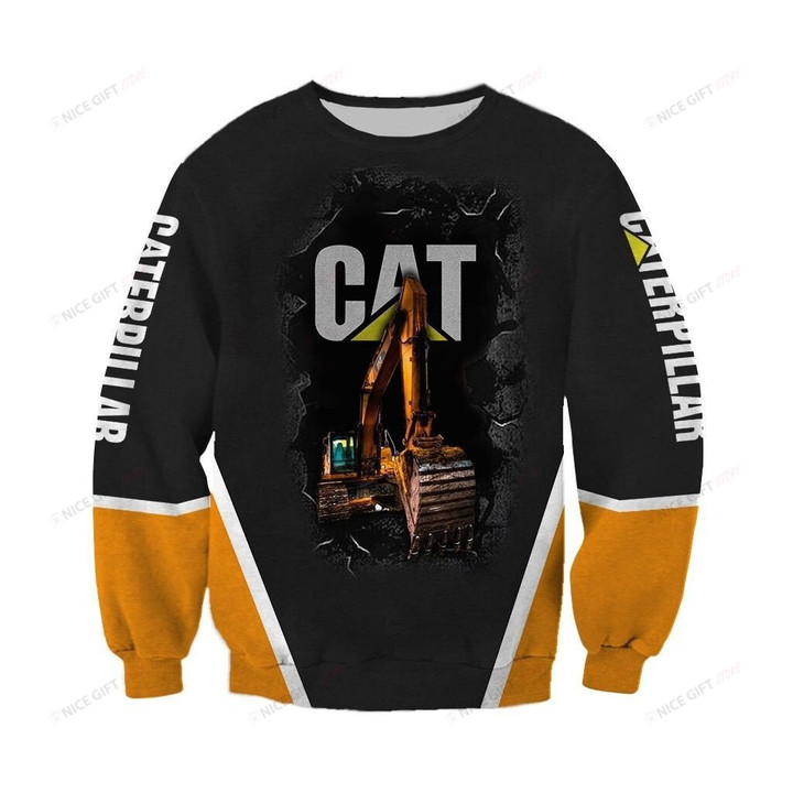 CAT Crewneck Sweatshirt Nicegift 3CS-M0J9