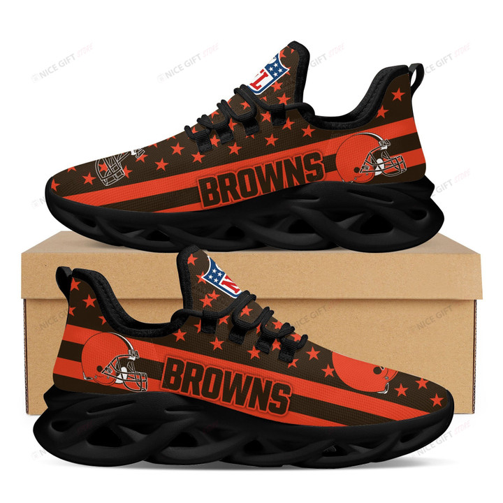NFL Cleveland Browns Max Soul Shoes Nicegift MSS-T7Z0