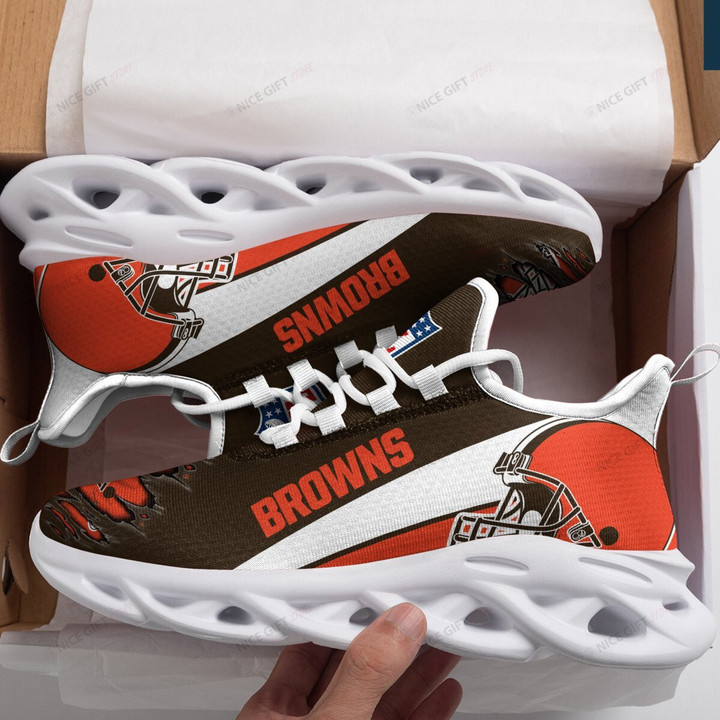 NFL Cleveland Browns Max Soul Shoes Nicegift MSS-T9I1