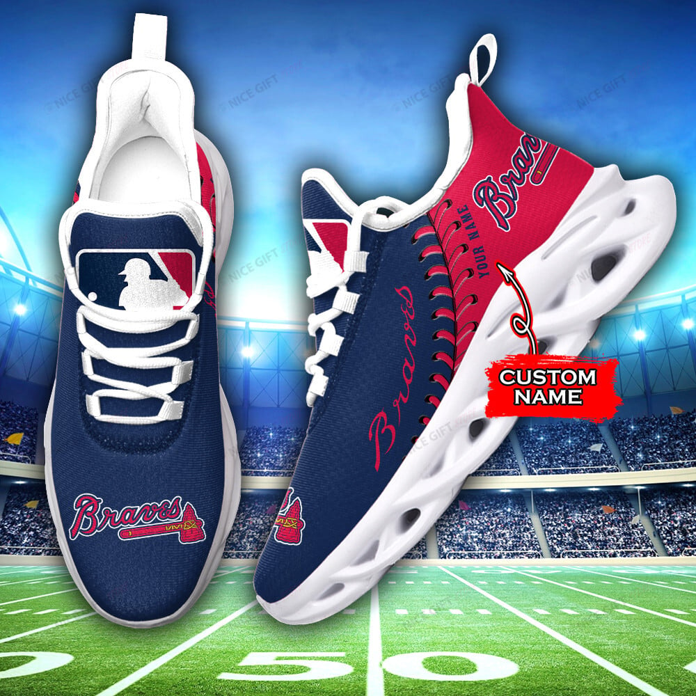 Atlanta Braves Custom Name Max Soul Shoes MSS-S4N1 – Nousty