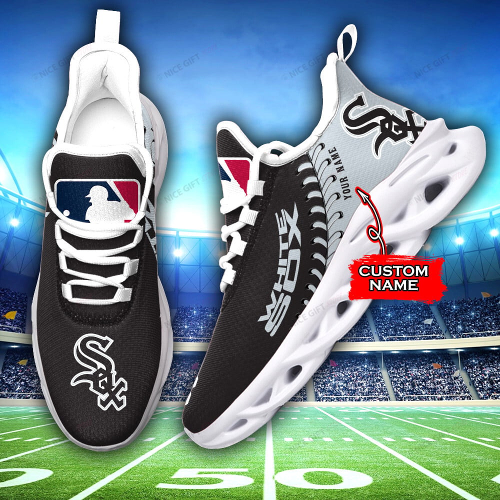 Chicago White Sox Custom Name Max Soul Shoes MSS-D0C1