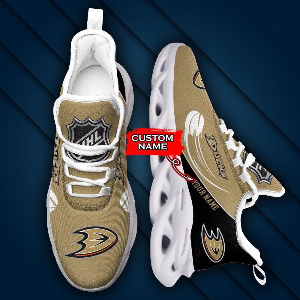 Anaheim Ducks Custom Name Max Soul Shoes MSS-N7F4