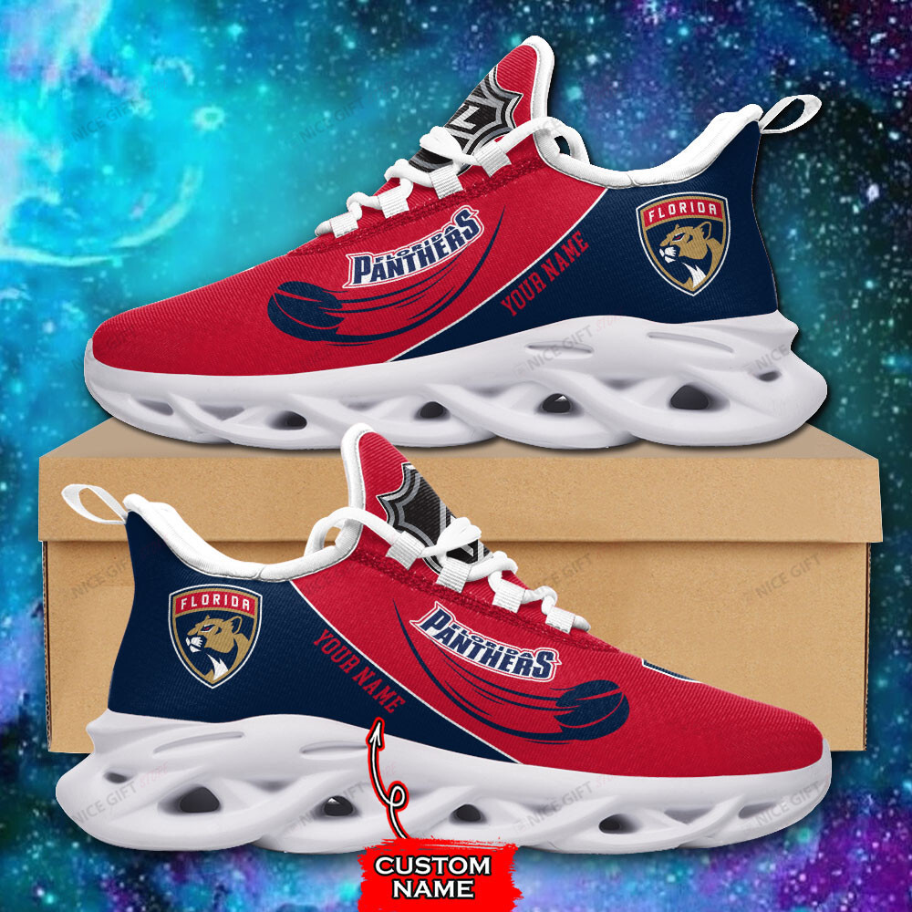 Florida Panthers Custom Name Max Soul Shoes MSS-L8W9