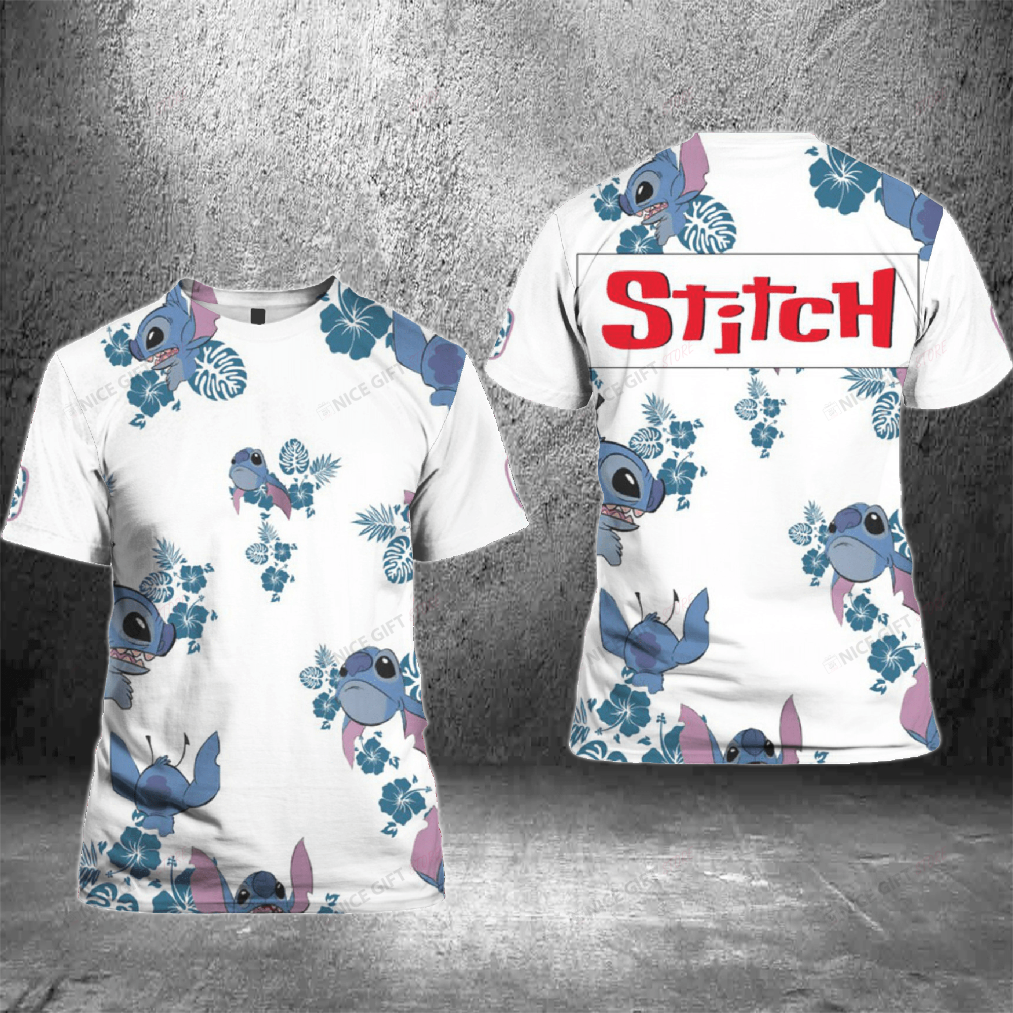 Stitch 3D T-shirt 3TS-Z0F6