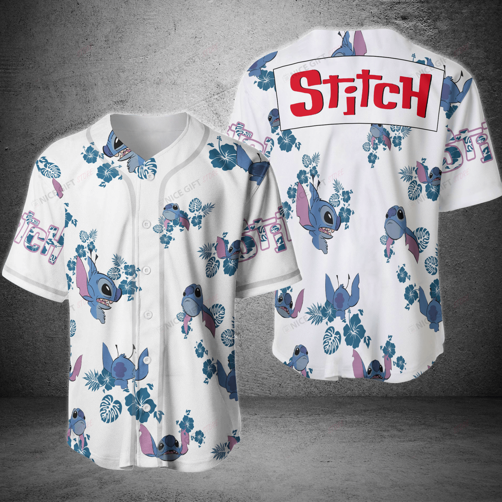 Stitch Baseball Jersey BBJ-Y8B5