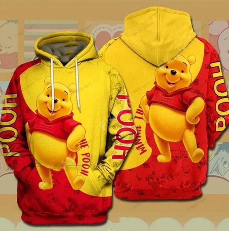 Winnie The Pooh Hoodie 3D 3HO-S2C0