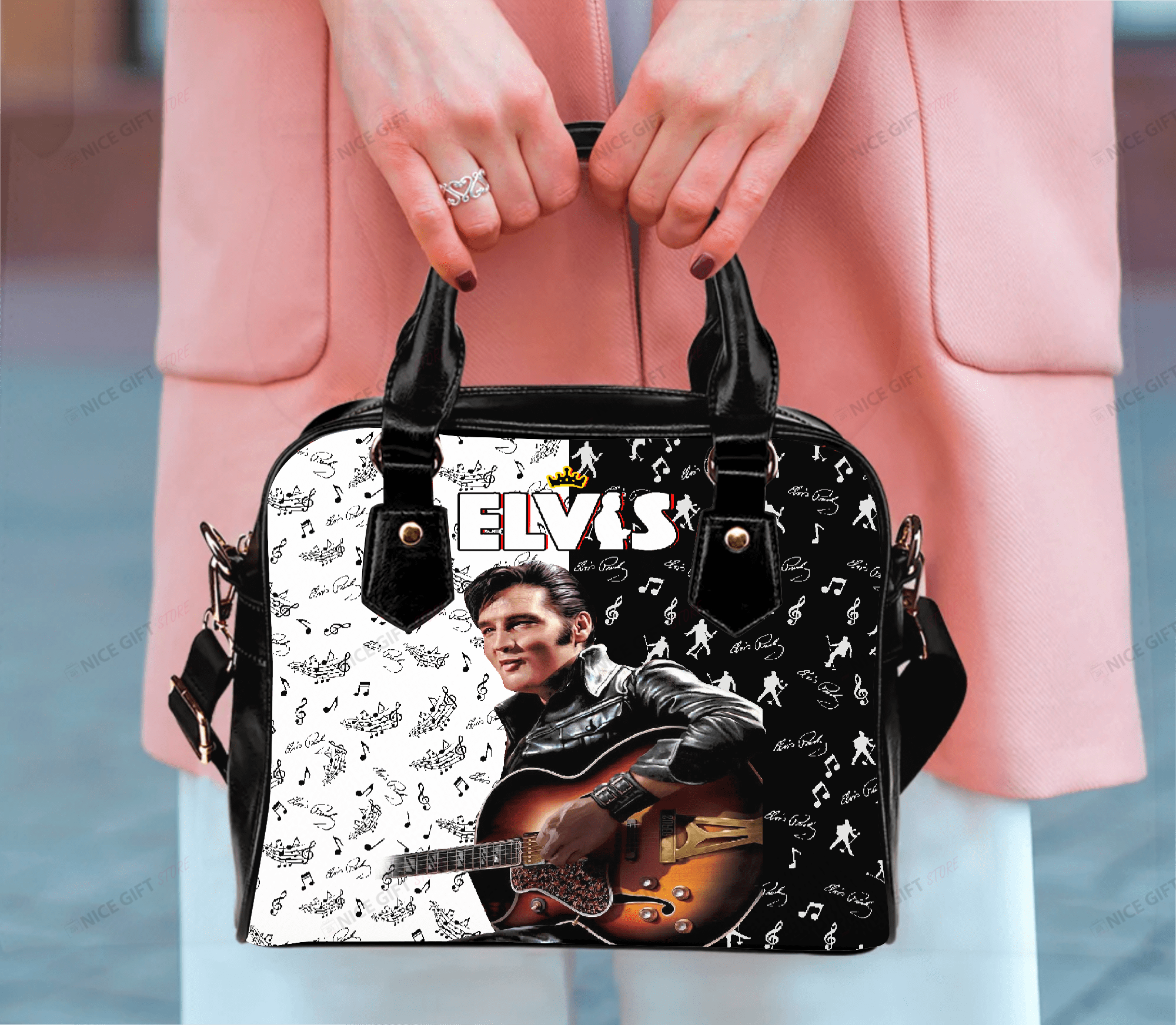Elvis Presley Women 3D Shoulder Bag SDB-D5K6
