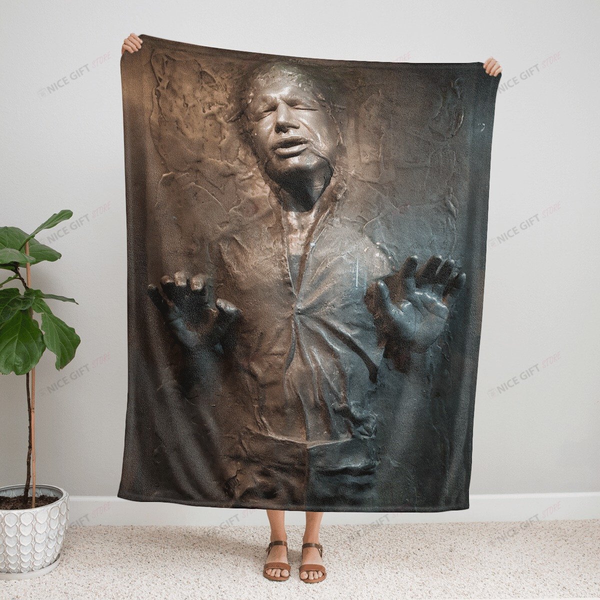 Star Wars Han Solo Fleece Blanket BLK-U9S6
