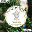 Baby First Christmas Ornament Personalized Gift For New Parent