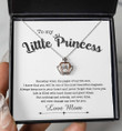 To My Daughter Crown Pendant Necklace From Mom To My Little Princess Someday When The Pages Of My Life End Personalized Gift For Daughter