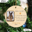 If Love Anlone Could Have Kept You Here You Would Have Lived Forever Dog Memorial Christmas Ornament Personalized Dog Memorial Gift For Dog Lovers