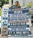 To My Wife Blanket The Day I Met You I Found My Missing Piece Colorful Wood Personalized Gift For Wife