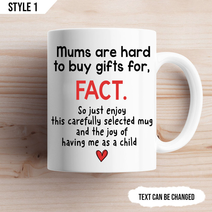 Mums Are Hard To Buy Gifts For Mug Personalized Gift For Mom