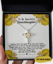 To My Granddaughter Cross Dancing Necklace From Grandma Someday When The Pages Of My Life End Personalized Gift For Granddaughter