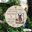 Personalized Christmas Ornament | If Love Alone Could Have Kept You Here You Would Have Lived Forever | Custom Dog Memorial Gift With Dog Picture