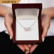To My Daughter Necklace From Dad Someday When The Pages Of My Life End Interlocking Hearts Necklace Personalized Gift For Daughter