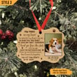 Personalized Christmas Ornament Dog Memorial Custom Photo Dog Loss Gift Paw Prints On My Heart