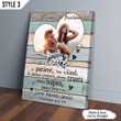 Custom Canvas Print Love Is Patient Love Is Kind Wedding Anniversary Gift For Husband And Wife
