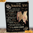 To My Wife Blanket When I Tell You I Love You I don't Say It Out Of Habit Or To Make Conversation Personalized Gift For Wife