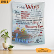 To My Wife Blanket You Are Braver Than You Believe Stronger Than You Seem And Smarter Than You Think Personalized Gift For Wife