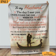To My Husband Blanket From Wife The Day I Met You I Have Found The One Whom My Soul Loves Personalized Gift For Husband