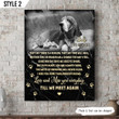 They Say There Is A Reason They Say That Time Will Heal Dog Vertical Canvas Poster Framed Print Personalized Dog Memorial Gift For Dog Lovers