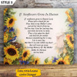 If Flowers Grow In Heaven Memorial Horizontal Canvas Poster Framed Print Personalized Memorial Gift For Loss Of Loved One