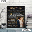 In You I've Found The Love Of My Life And My Closest Truest Friend Horizontal Canvas Poster Framed Print Personalized Anniversary Gift For Wife