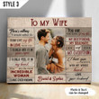 Custom Canvas Print You Are The Most Incredible Woman Wedding Anniversary Gift For Wife
