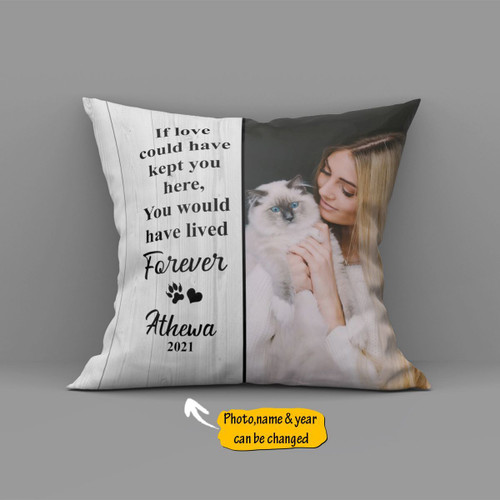 Personalized Dog Memorial Passing Gift - Pet Loss Gift Indoor/ Outdoor Pillow