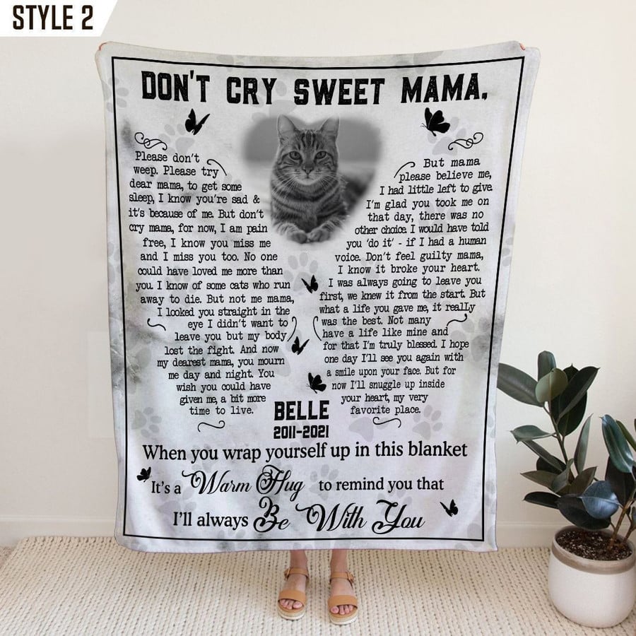 Fur Mama We Know You Miss Us Pet Memorial Blanket – MostlyPaws