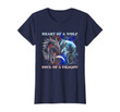 Heart Of Wolf Soul Of A Dragon - Cool dragon - wolf warrior T-Shirt