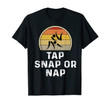 Mens Brazilian Jiu Jitsu BJJ Shirt MMA Judo Gift Tap Snap Or Nap T-Shirt