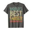 Mens World's Best Farter I Mean Father Shirt Funny Christmas Gift T-Shirt
