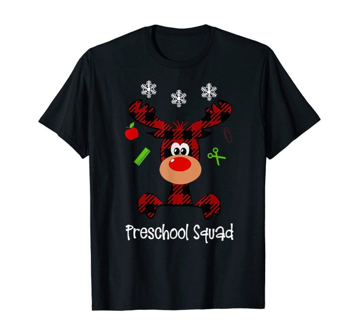 Preschool Grade Squad Cutest Reindeer Squad T-Shirt