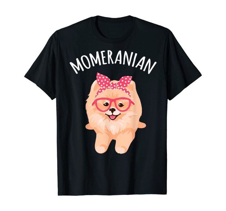 Funny Pom Pomeranian Mom Gift For Women T-Shirt