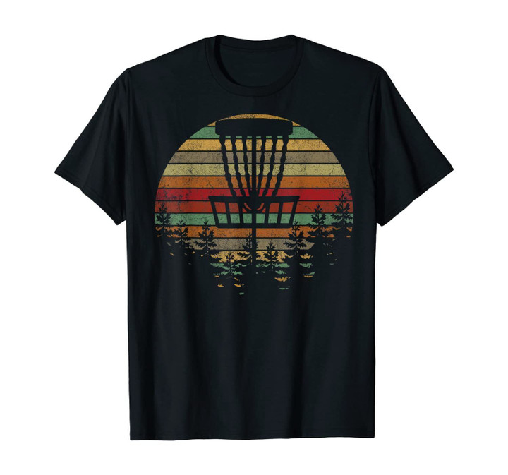 Retro Vintage Disc Golf Shirt Frolf Flying Disc Sport T-Shirt