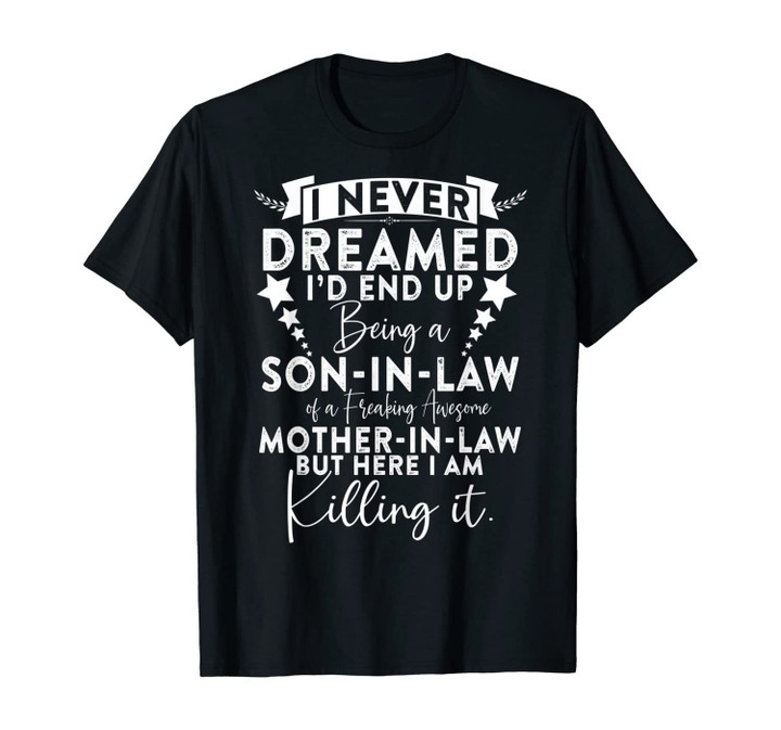 Funny Son in Law Birthday Gift Ideas Awesome Mother in Law T-Shirt