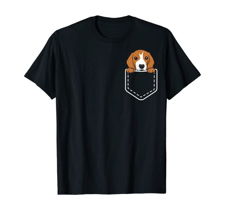 Beagle In Pocket T-Shirt