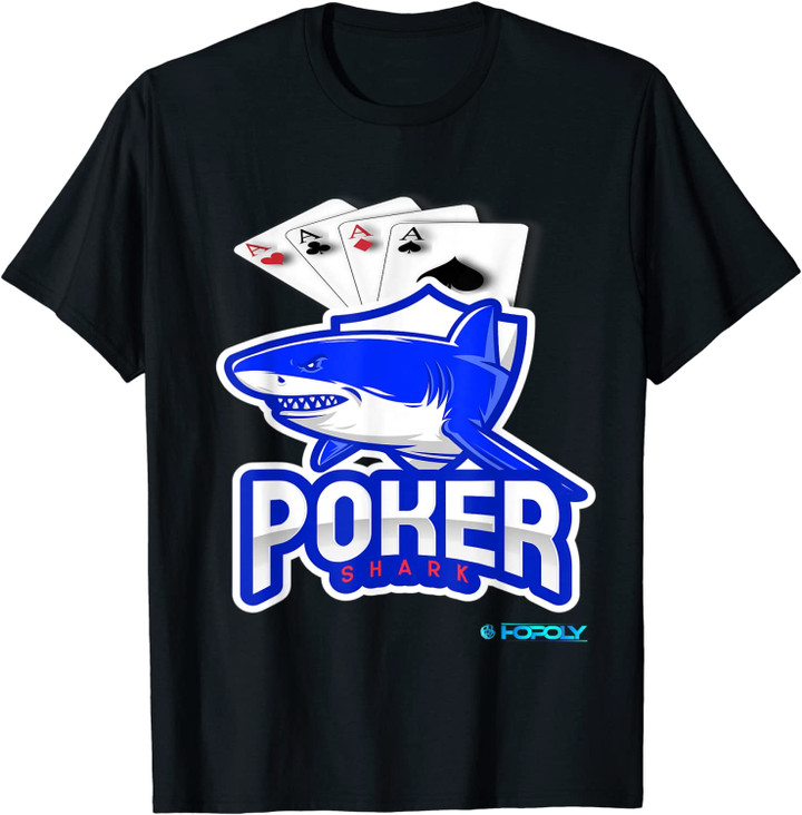 Poker - playing poker as a shark in a fish tank T-Shirt