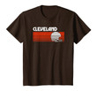 Cleveland Football Helmet Retro Game Day T-Shirt
