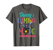 Mens Daddy's Gaming Mode Do Not Disturb - Funny Gaming Spoof T-Shirt